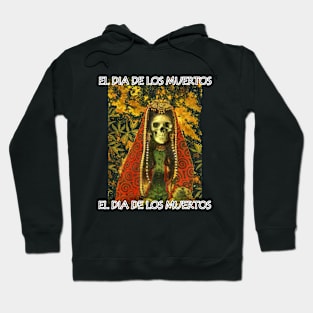 Gothic Skeleton Mexican Day Of The Dead Design Hoodie